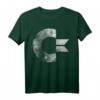 COMMODORE C64 Großbuchstabe T-Shirt mit Stone Washed Grunge Effekt – Retro Gaming Style für Nerds und Tech-Liebhaber