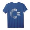 COMMODORE C64 Großbuchstabe T-Shirt mit Stone Washed Grunge Effekt – Retro Gaming Style für Nerds und Tech-Liebhaber