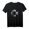 COMMODORE - C64 Großbuchstaben Stone Washed T-Shirt mit Grunge Effect – Perfektes Retro Gaming Geschenk