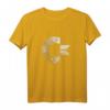 COMMODORE - C64 Großbuchstaben Stone Washed T-Shirt mit Grunge Effect – Perfektes Retro Gaming Geschenk