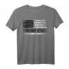 Donald Trump 2024 US Flagge T-Shirt - Patriotisches Trump Fanoutfit für Rallys, Geschenke & Patriotische Anlässe