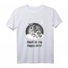 Black Is My Happy Color T-Shirt für Damen und Herren – Emo, Goth & Dark Mode mit Einhorn-Design, perfektes Geschenk für Fans und Liebhaber