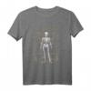 Skelett Fee Grunge Fairycore Gothic T-Shirt mit Schmetterling – Dunkle Ästhetik für Damen und Herren