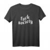 Fuck Society E-Boy E-Girl Grunge Streetwear T-Shirt - Edgy Pastel Kunst, Retro 80s/90s Style für Männer und Frauen
