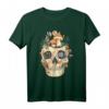 Gothic Fairycore T-Shirt mit Schädel, Pilz, Blumen & Mondphasen – Ästhetisches Grunge Shirt für Damen & Herren