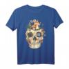 Gothic Fairycore T-Shirt mit Schädel, Pilz, Blumen & Mondphasen – Ästhetisches Grunge Shirt für Damen & Herren