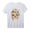 Gothic Fairycore T-Shirt mit Schädel, Pilz, Blumen & Mondphasen – Ästhetisches Grunge Shirt für Damen & Herren