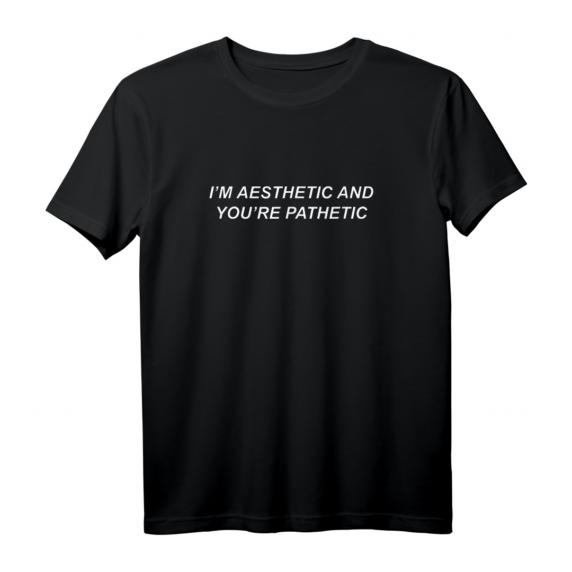 Ich bin Ästhetisch und You're Pathetic Soft Grunge Pastell T-Shirt – Witziges Streetwear für Teenager mit Persönlichkeit & Humor Ich bin Ästhetisch und You're Pathetic Soft Grunge Pastell T-Shirt – Witziges Streetwear für Teenager mit Persönlichkeit & Humor