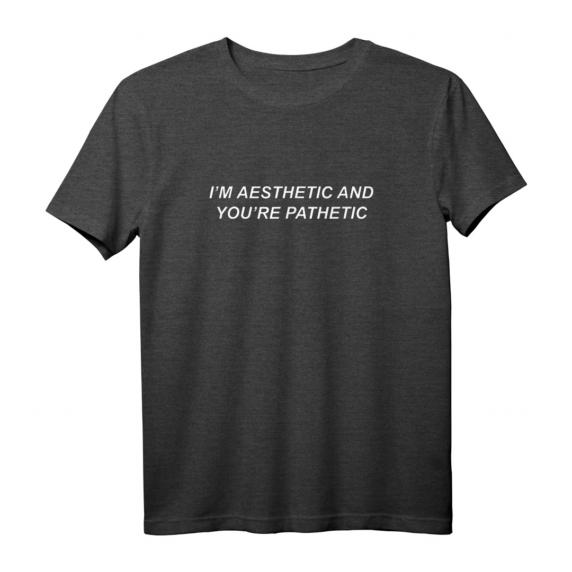 Ich bin Ästhetisch und You're Pathetic Soft Grunge Pastell T-Shirt – Witziges Streetwear für Teenager mit Persönlichkeit & Humor Ich bin Ästhetisch und You're Pathetic Soft Grunge Pastell T-Shirt – Witziges Streetwear für Teenager mit Persönlichkeit & Humor