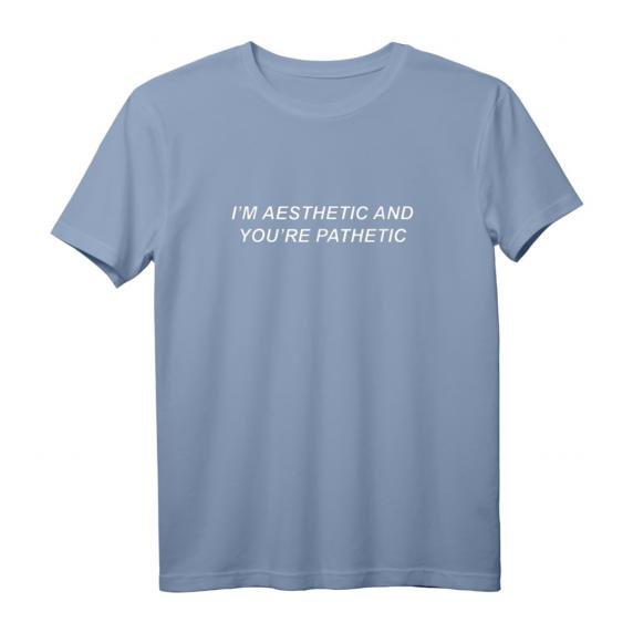 Ich bin Ästhetisch und You're Pathetic Soft Grunge Pastell T-Shirt – Witziges Streetwear für Teenager mit Persönlichkeit & Humor Ich bin Ästhetisch und You're Pathetic Soft Grunge Pastell T-Shirt – Witziges Streetwear für Teenager mit Persönlichkeit & Humor