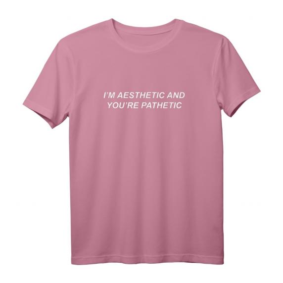 Ich bin Ästhetisch und You're Pathetic Soft Grunge Pastell T-Shirt – Witziges Streetwear für Teenager mit Persönlichkeit & Humor Ich bin Ästhetisch und You're Pathetic Soft Grunge Pastell T-Shirt – Witziges Streetwear für Teenager mit Persönlichkeit & Humor