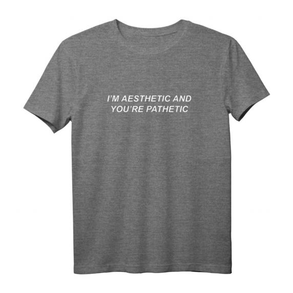 Ich bin Ästhetisch und You're Pathetic Soft Grunge Pastell T-Shirt – Witziges Streetwear für Teenager mit Persönlichkeit & Humor Ich bin Ästhetisch und You're Pathetic Soft Grunge Pastell T-Shirt – Witziges Streetwear für Teenager mit Persönlichkeit & Humor