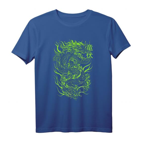 Japanese Green Dragon T-Shirt - Asiatisches Streetwear mit Drachenmotiv für Teenager, E-Boys & E-Girls, Skater & Emo Mode Japanese Green Dragon T-Shirt - Asiatisches Streetwear mit Drachenmotiv für Teenager, E-Boys & E-Girls, Skater & Emo Mode