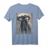 Fairy Grunge Fairycore Skelett Dark Art T-Shirt mit Teufel & Dämonen-Motiv – Gothic, Metal & Okkulte Streetwear für Konzerte und dunkle Events
