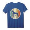 Retro Vintage Grunge Style Podenco Hunde T-Shirt – Klassisch geschnitten, doppelt genähter Saum, ideal für Hundeliebhaber und Modefans