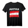 Österreichische Flagge T-Shirt Vintage Grunge – Nationalstolz, Urlaub & Geschenk für Österreich-Fans