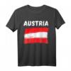 Österreichische Flagge T-Shirt Vintage Grunge – Nationalstolz, Urlaub & Geschenk für Österreich-Fans