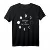 Sunlight is for Plants T-Shirt für Gothic, Emo & Witchcraft Fans - Mystisches Design mit Mondphasen für Mädchen, Frauen & Teenager