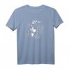 Third Eye Woman with Flowers Aesthetic Tattoo Art Grunge T-Shirt - Edgy Streetwear for Tattoo Enthusiasts, E-girls, Skaters & Surfers