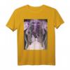 Weibliches Skelett Schädel Schmetterling T-Shirt im Y2K Soft Grunge Stil - Klassisch geschnitten, doppelt genäht