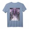 Weibliches Skelett Schädel Schmetterling T-Shirt im Y2K Soft Grunge Stil - Klassisch geschnitten, doppelt genäht