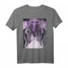 Weibliches Skelett Schädel Schmetterling T-Shirt im Y2K Soft Grunge Stil - Klassisch geschnitten, doppelt genäht