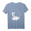 Surreal Aesthetic Girl T-Shirt - Cosmic, Soft Grunge Streetwear für Teen Girls & Women mit abstraktem Galaxie-Design