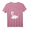Surreal Aesthetic Girl T-Shirt - Cosmic, Soft Grunge Streetwear für Teen Girls & Women mit abstraktem Galaxie-Design