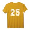 Baseball-Trikot Nr. 25 Grunge Lucky Number T-Shirt – Perfekt für Sportler, Fans & Geburtstagsgeschenke für Männer, Frauen, Jungen & Mädchen