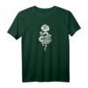 Okkult Rose Snake Gothic Occult Grunge T-Shirt – Einzigartiges Devil Mondphasen Design für Hexerei, Aesthetic & Retro Vintage Stil