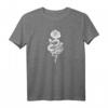 Okkult Rose Snake Gothic Occult Grunge T-Shirt – Einzigartiges Devil Mondphasen Design für Hexerei, Aesthetic & Retro Vintage Stil