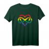 Polyamorie Retro Regenbogen Unendliches Herz Grunge Liebe T-Shirt – Unterstützung der LGBT-Community