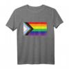 LGBT Gay Lesben CSD Pride Flag LGBTQ Grunge T-Shirt - Unterstützen Sie die Gemeinschaft & Zeigen Sie Stolz