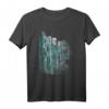 Klettern Boulderfelsen mit Climb Grunge hellblau T-Shirt - Stylisches Kletteroutfit für Boulder- und Felskletterer