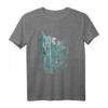 Klettern Boulderfelsen mit Climb Grunge hellblau T-Shirt - Stylisches Kletteroutfit für Boulder- und Felskletterer