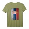 Retro Serbia Nation Flag T-Shirt - Vintage Grunge Design, Perfekt als Geschenk für Serben, Europafans & bei besonderen Anlässen