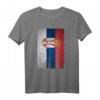 Retro Serbia Nation Flag T-Shirt - Vintage Grunge Design, Perfekt als Geschenk für Serben, Europafans & bei besonderen Anlässen