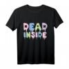 Kawaii Pastell Gothic T-Shirt für Anime-, Otaku- & Grunge-Fans – Einzigartige Nu Goth Mode mit Dead Inside Zitat, perfekt als Geschenk