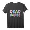 Kawaii Pastell Gothic T-Shirt für Anime-, Otaku- & Grunge-Fans – Einzigartige Nu Goth Mode mit Dead Inside Zitat, perfekt als Geschenk