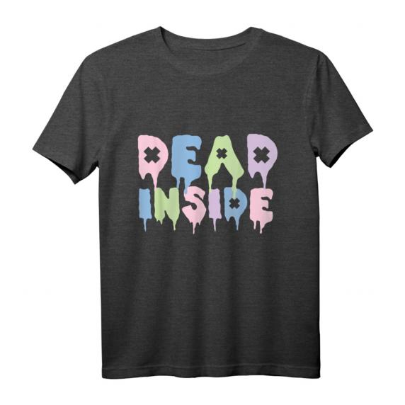 Kawaii Pastell Gothic T-Shirt für Anime-, Otaku- & Grunge-Fans – Einzigartige Nu Goth Mode mit Dead Inside Zitat, perfekt als Geschenk Kawaii Pastell Gothic T-Shirt für Anime-, Otaku- & Grunge-Fans – Einzigartige Nu Goth Mode mit Dead Inside Zitat, perfekt als Geschenk