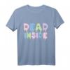 Kawaii Pastell Gothic T-Shirt für Anime-, Otaku- & Grunge-Fans – Einzigartige Nu Goth Mode mit Dead Inside Zitat, perfekt als Geschenk