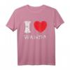 Used-Look Grunge Worn Out Style I Love Wanda T-Shirt – Trendiges Paar- und Freundschaftsdesign für stylische Looks