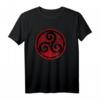 Triskele BDSM Grunge Emblem T-Shirt - Klassisch geschnitten, perfektes Geschenk für Dom, Sub oder Switcher