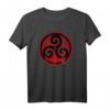 Triskele BDSM Grunge Emblem T-Shirt - Klassisch geschnitten, perfektes Geschenk für Dom, Sub oder Switcher
