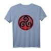 Triskele BDSM Grunge Emblem T-Shirt - Klassisch geschnitten, perfektes Geschenk für Dom, Sub oder Switcher