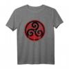 Triskele BDSM Grunge Emblem T-Shirt - Klassisch geschnitten, perfektes Geschenk für Dom, Sub oder Switcher