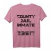 Funny County Gefangenen-Kostüm für Halloween - Komfortables Gefängnis-T-Shirt Kostüm für Partys und Fasching