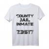 Funny County Gefangenen-Kostüm für Halloween - Komfortables Gefängnis-T-Shirt Kostüm für Partys und Fasching