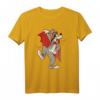 HapDuck Halloween T-Shirt mit Goofy in Dracula Kostüm – Lustiges Party-Shirt für Kinder & Erwachsene