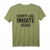 Halloween County Jail Inmate Kostüm T-Shirt - Lustiges Last-Minute Gefängniskostüm für Familie und Freunde